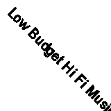 Low Budget Hi Fi Music (Color Vinyl) [VINYL], Madlib, lp_record, New, FREE & FAS